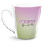 Gymnastics with Name/Text 12 Oz Latte Mug - Front Full