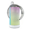 Gymnastics with Name/Text 12 oz Stainless Steel Sippy Cups - FULL (back angle)