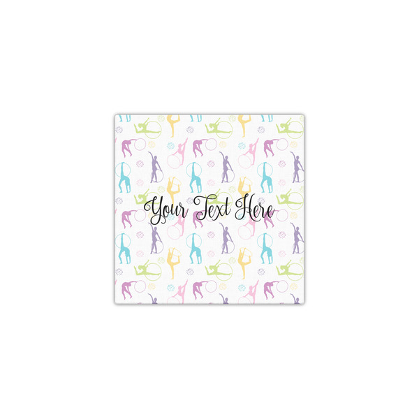 Gymnastics with Name/Text 12x12 - Canvas Print - Front View