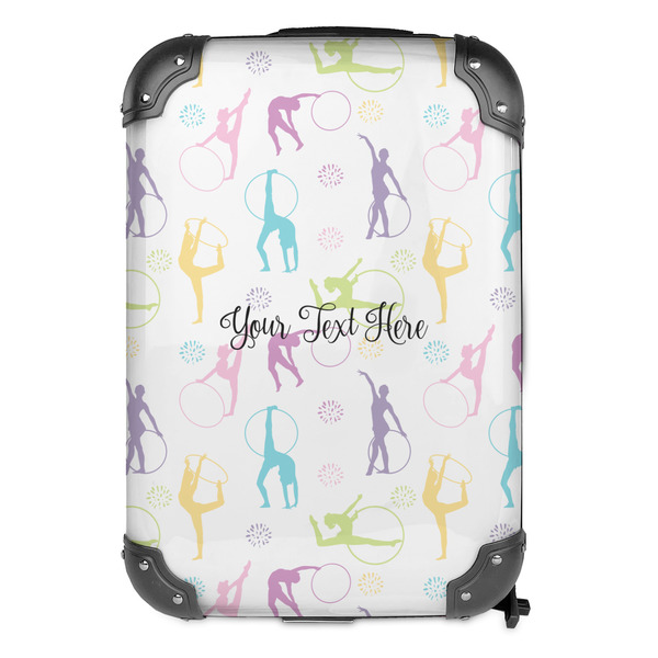 Gymnastics with Name/Text 13" Hard Shell Backpacks - FRONT