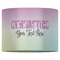 Gymnastics with Name/Text 16" Drum Lampshade - FRONT (Fabric)