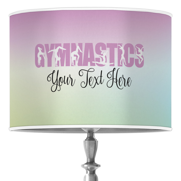 Custom Gymnastics with Name/Text 16" Drum Lamp Shade - Poly-film