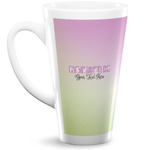 Gymnastics with Name/Text Latte Mug
