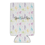 Gymnastics with Name/Text Can Cooler