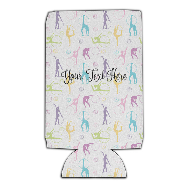 Gymnastics with Name/Text 16oz Can Sleeve - Set of 4 - FRONT