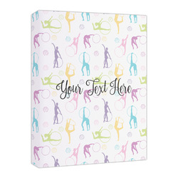 Gymnastics with Name/Text Canvas Print - 16x20