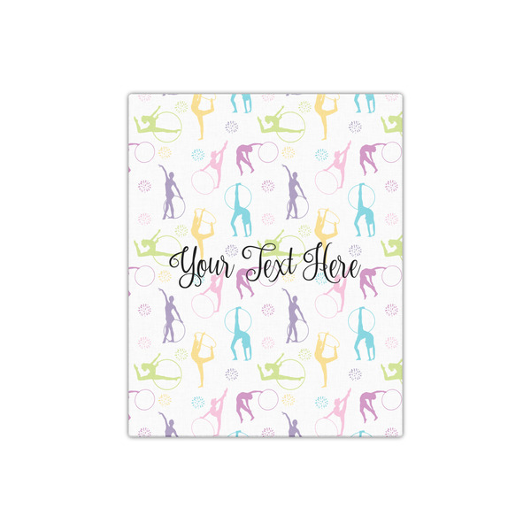 Gymnastics with Name/Text 16x20 - Canvas Print - Front View