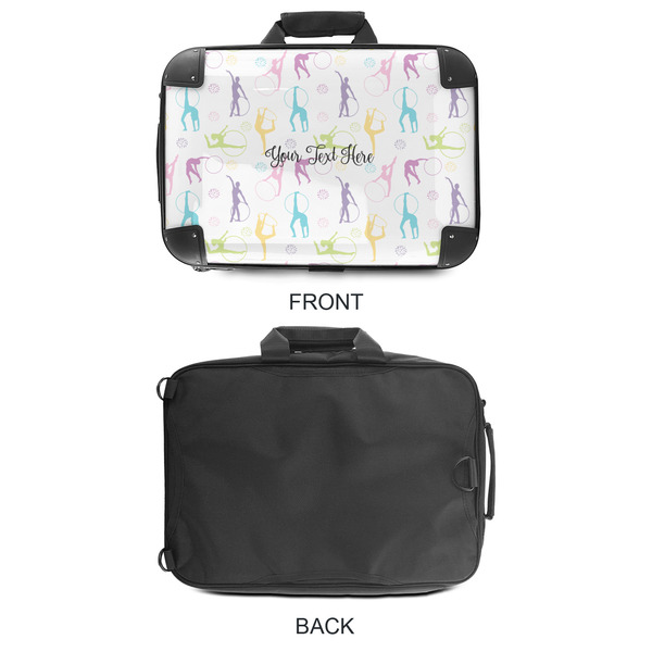 Gymnastics with Name/Text 18" Laptop Briefcase - APPROVAL