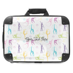 Gymnastics with Name/Text Hard Shell Briefcase - 18"