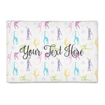 Gymnastics with Name/Text 2' x 3' Indoor Area Rug