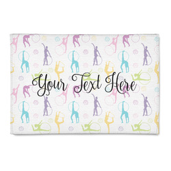 Gymnastics with Name/Text 2' x 3' Indoor Area Rug