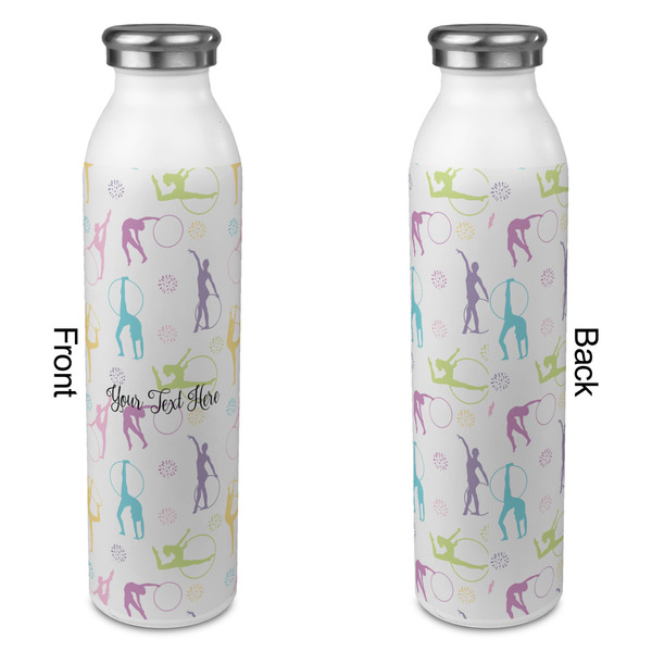 Gymnastics with Name/Text 20oz Water Bottles - Full Print - Approval