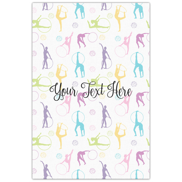 Gymnastics with Name/Text 20x30 - Canvas Print - Front View