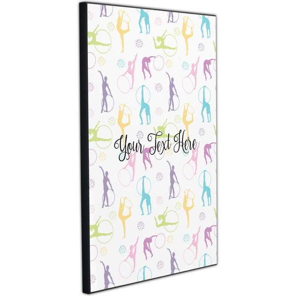 Gymnastics with Name/Text 20x30 Wood Print - Angle View