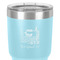 Gymnastics with Name/Text 30 oz Stainless Steel Ringneck Tumbler - Teal - Close Up