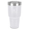 Gymnastics with Name/Text 30 oz Stainless Steel Ringneck Tumbler - White - Front