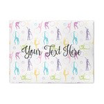 Gymnastics with Name/Text Area Rug (Personalized)