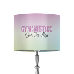 Gymnastics with Name/Text 8" Drum Lamp Shade - Fabric