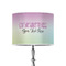 Gymnastics with Name/Text 8" Drum Lampshade - ON STAND (Poly Film)