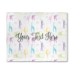 Gymnastics with Name/Text 8' x 10' Indoor Area Rug