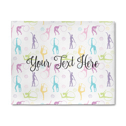 Gymnastics with Name/Text 8' x 10' Indoor Area Rug