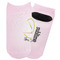 Gymnastics with Name/Text Adult Ankle Socks - Single Pair - Front and Back
