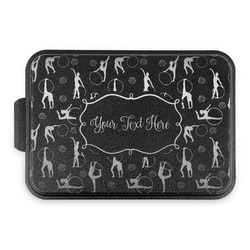 Gymnastics with Name/Text Aluminum Baking Pan with Black Lid