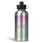 Gymnastics with Name/Text Water Bottles - 20 oz - Aluminum