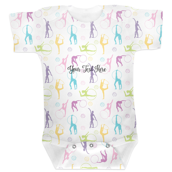 Custom Gymnastics with Name/Text Baby Bodysuit (Personalized)