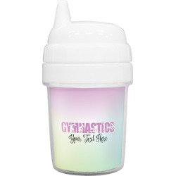 Gymnastics with Name/Text Baby Sippy Cup (Personalized)