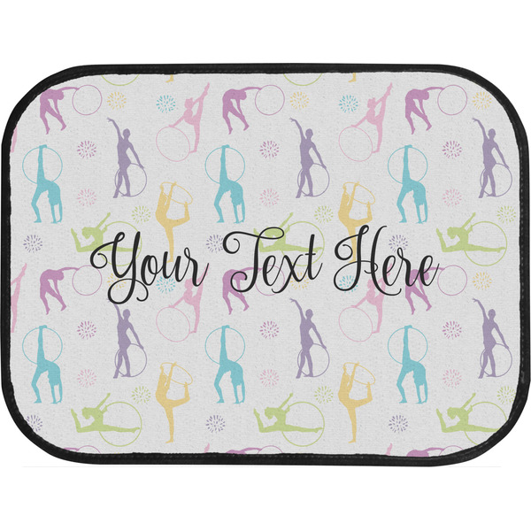 Gymnastics with Name/Text Back Seat Car Mat