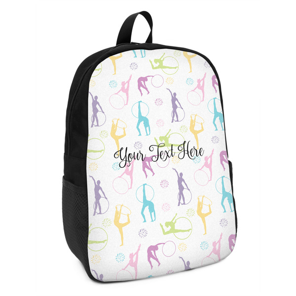 Custom Gymnastics with Name/Text Kids Backpack (Personalized)