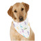 Gymnastics with Name/Text Dog Bandana Scarf