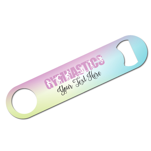 Custom Gymnastics with Name/Text Bar Bottle Opener