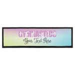 Gymnastics with Name/Text Bar Mat - Large