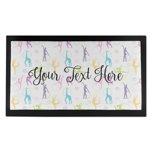 Gymnastics with Name/Text Bar Mat - Small - FRONT