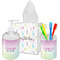 Gymnastics with Name/Text Bathroom Accessories Set (Personalized)