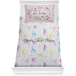 Gymnastics with Name/Text Comforter Set - Twin XL (Personalized)