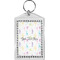 Gymnastics with Name/Text Bling Keychain (Personalized)
