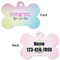 Gymnastics with Name/Text Bone Shaped Dog ID Tag - Large - Approval