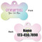 Gymnastics with Name/Text Bone Shaped Dog Tag - Front & Back
