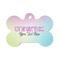 Gymnastics with Name/Text Bone Shaped Dog ID Tag - Small
