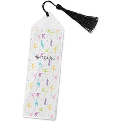 Gymnastics with Name/Text Book Mark w/Tassel (Personalized)