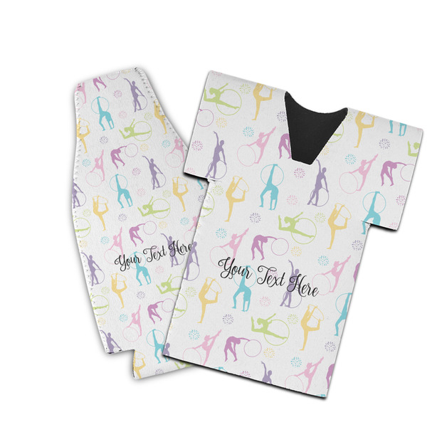 Custom Gymnastics with Name/Text Bottle Cooler