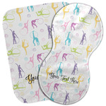 Gymnastics with Name/Text Burp Cloth