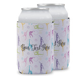 Gymnastics with Name/Text Can Cooler (12 oz)