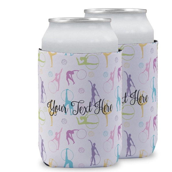 Custom Gymnastics with Name/Text Can Cooler (12 oz)