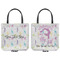 Gymnastics with Name/Text Canvas Tote - Front and Back