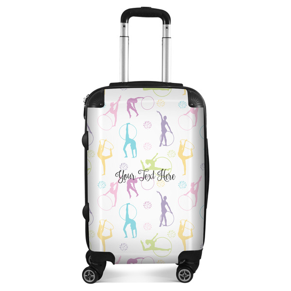 Custom Gymnastics with Name/Text Suitcase - 20" Carry On (Personalized)