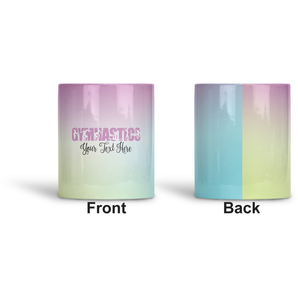 Gymnastics with Name/Text Ceramic Pen Holder - Apvl